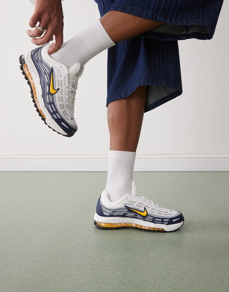 Nike Air Max TL 2.5 trainers in white and navy | ASOS Style Feed