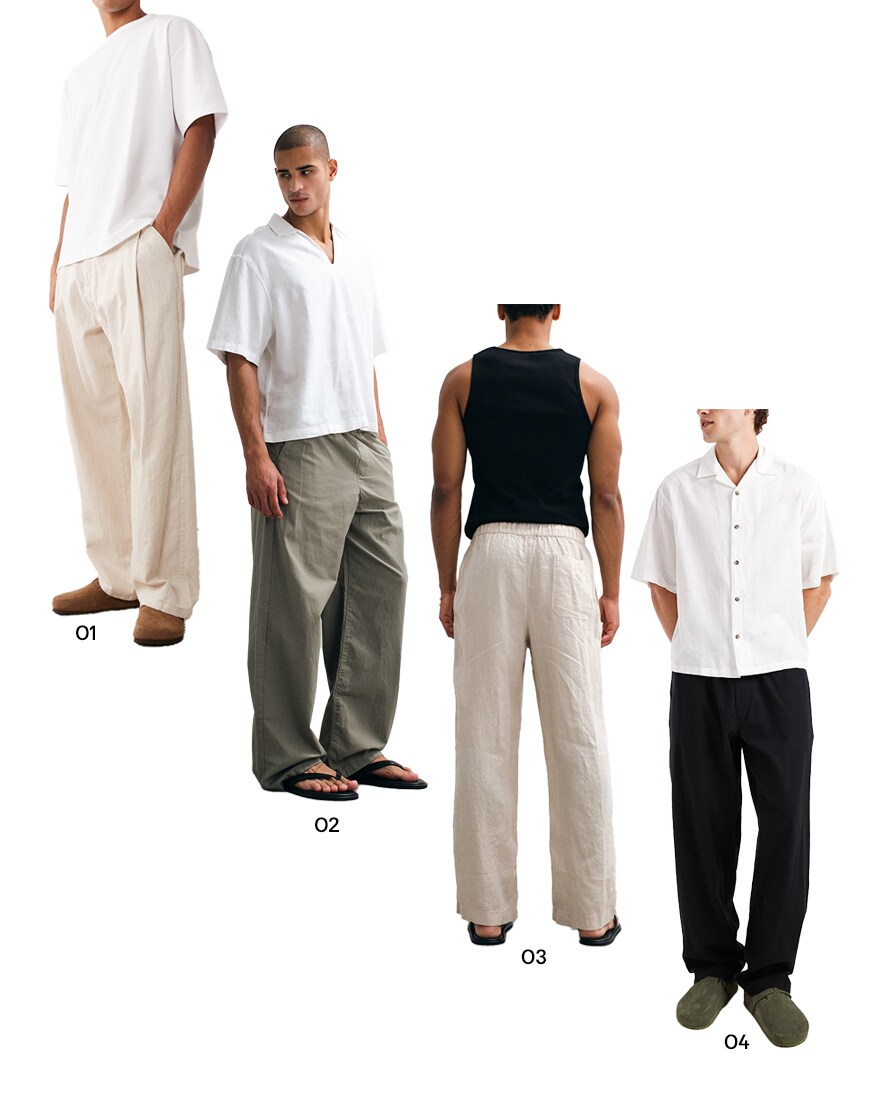 linen trousers| ASOS Style Feed