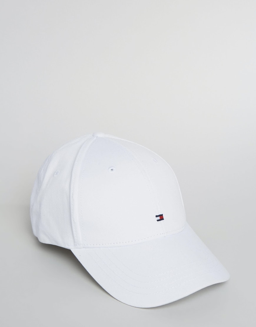 White Tommy Hilfiger baseball cap