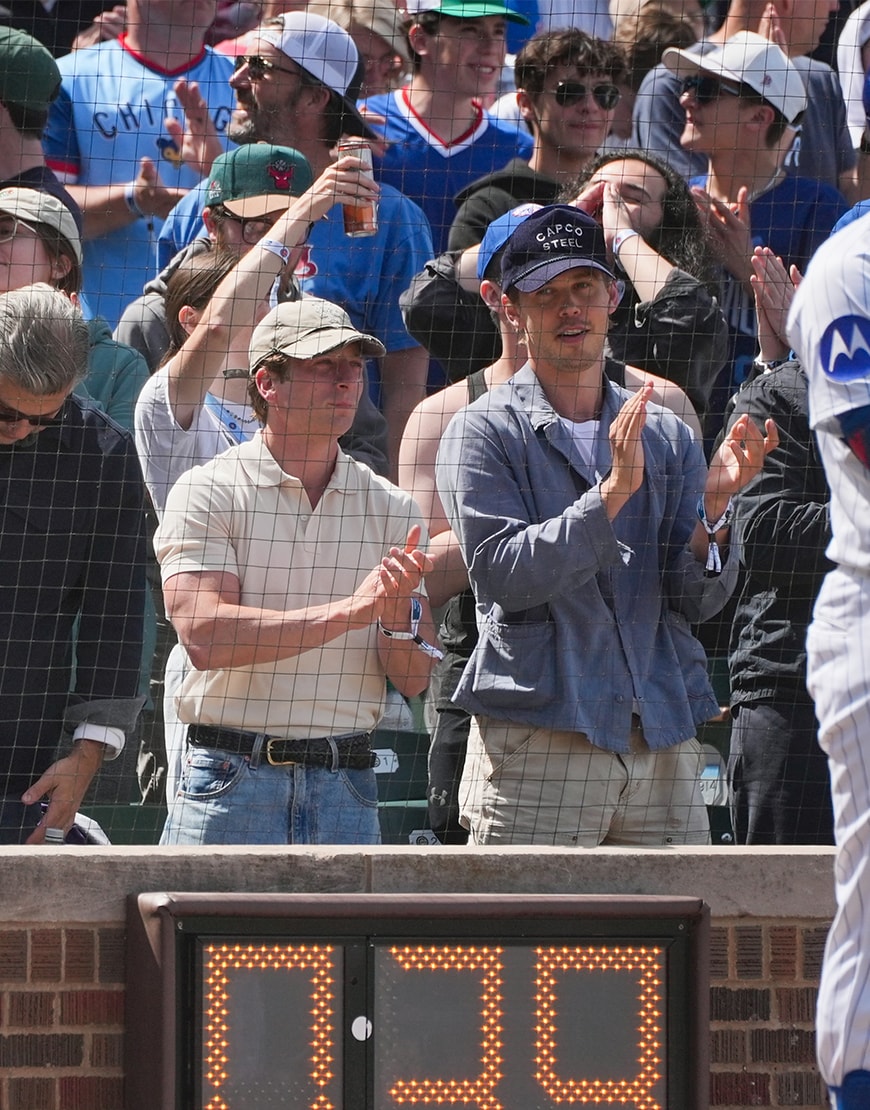 Austin Butler and Jeremy Allen-White spotted at a baseball game
