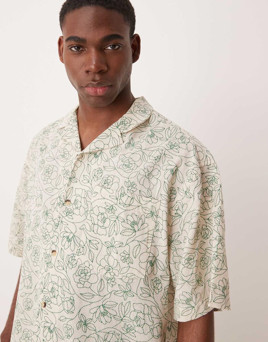 Linen floral shirt | ASOS Style Feed