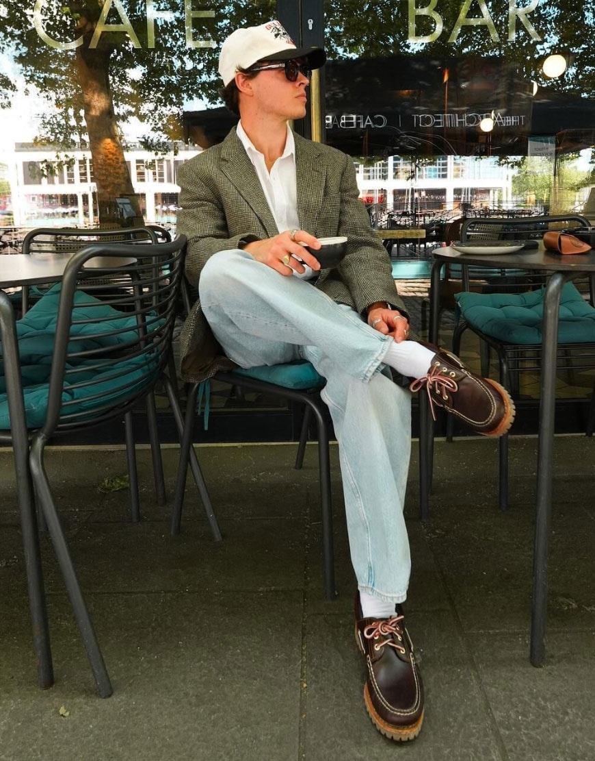 @callmeforrest_ Wearing Boat Shoes