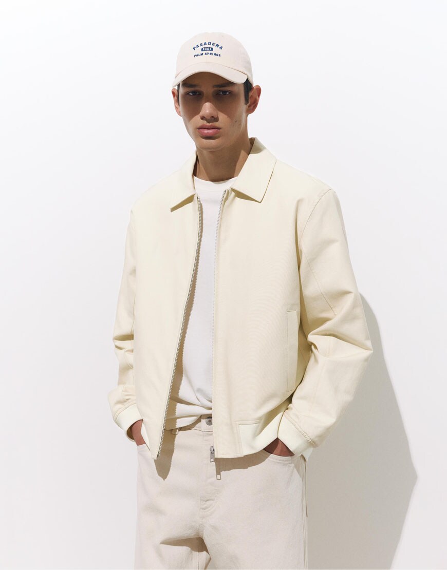 mens summer clothes | model wearing cream overshirt|ASOS Style Feed