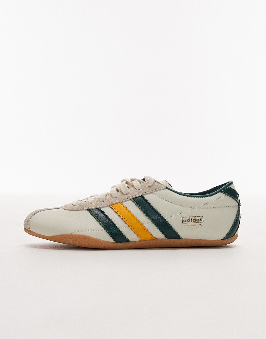 adidas Originals Tokyo trainers in white, yellow and green | ASOS Style Feed