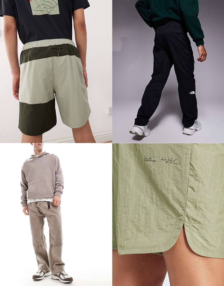 Men's climbing shorts and trousers | ASOS Style Feed