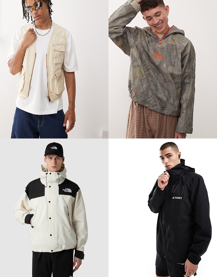 Men's climbing jackets | ASOS Style Feed