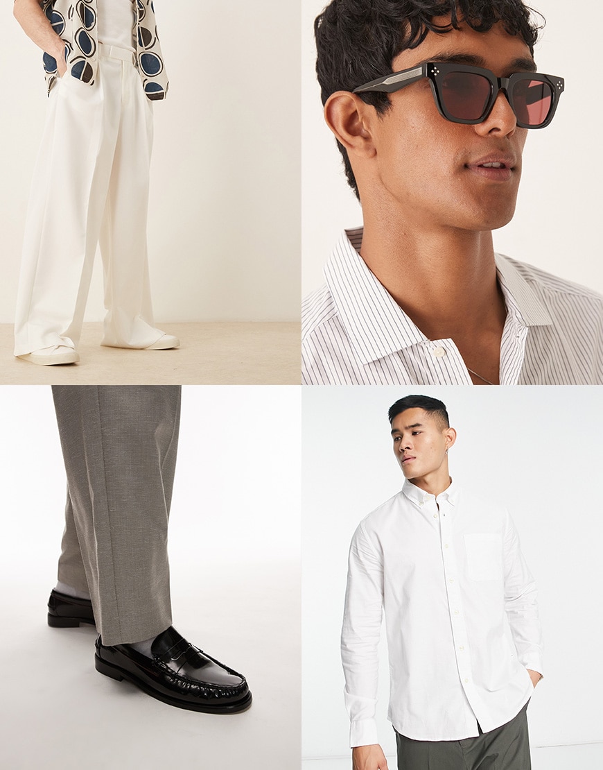 Collage of men wearing ASOS clothing | ASOS Style Feed