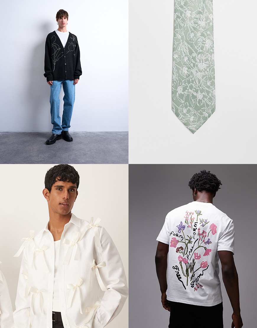 Collage of men wearing ASOS clothing | ASOS Style Feed