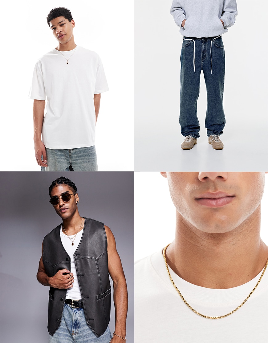Collage of ASOS clothes