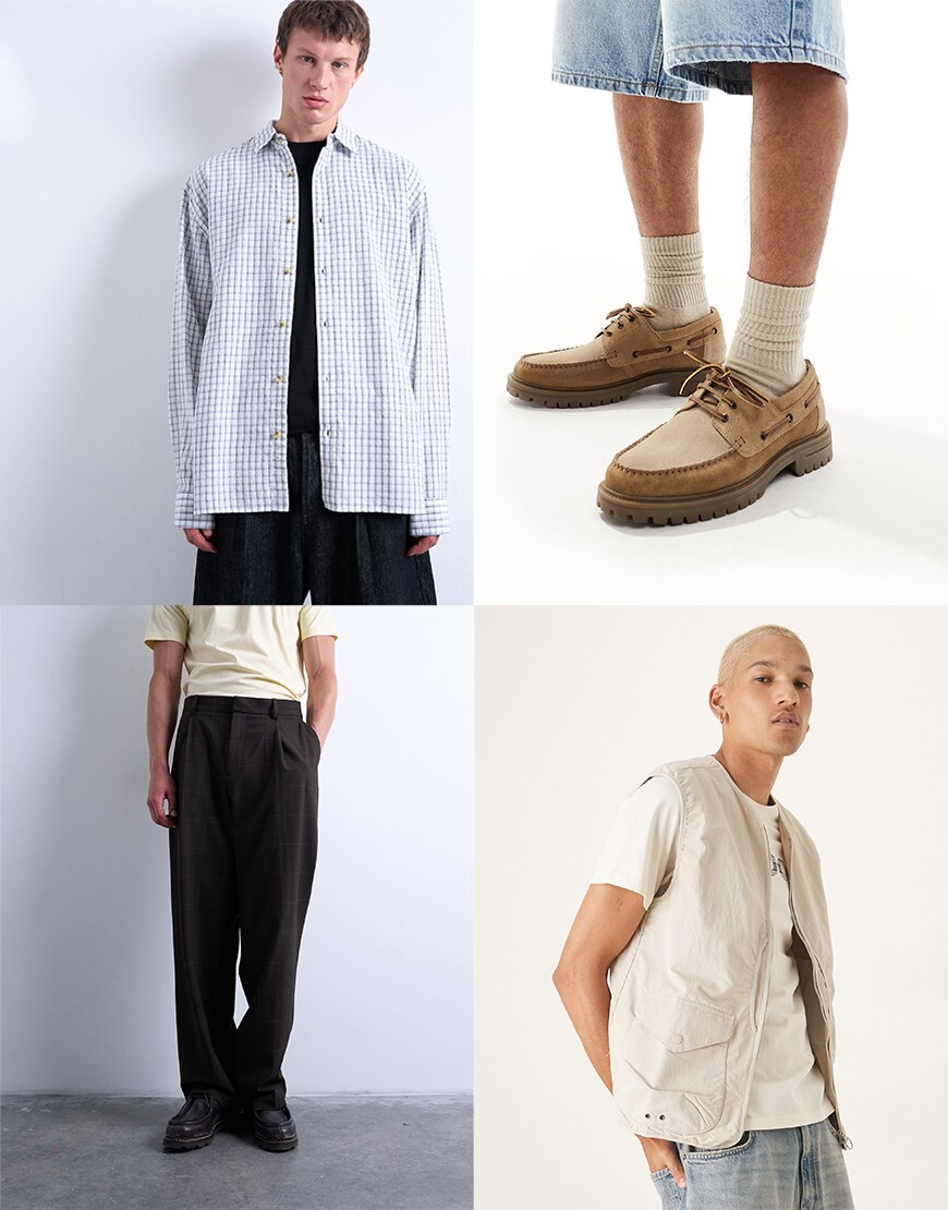 Collage of ASOS clothes