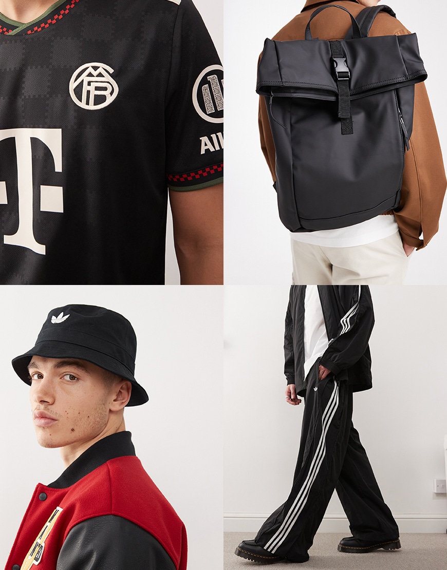 Collage of men wearing ASOS clothing | ASOS Style Feed