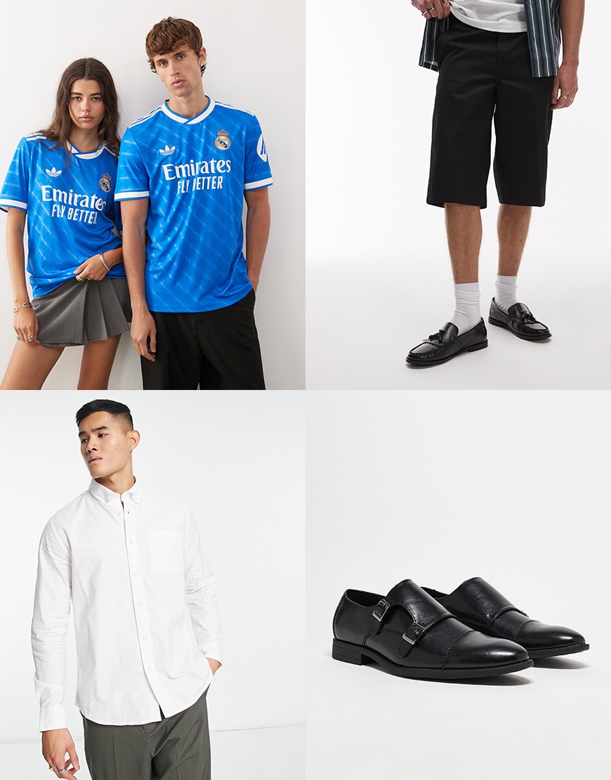 Collage of men wearing ASOS clothing | ASOS Style Feed