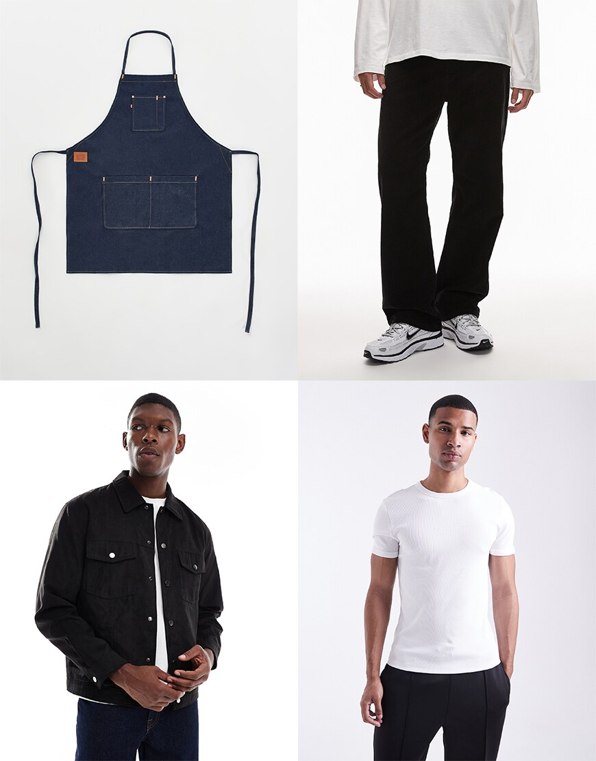 Collage of ASOS products