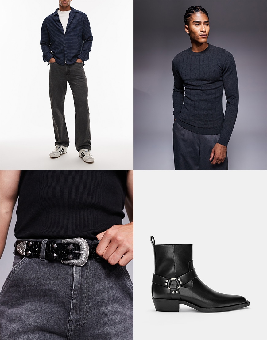 Collage of ASOS clothing