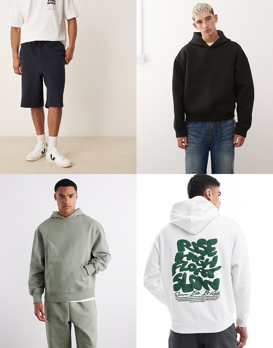 Collage of men wearing ASOS clothing | ASOS Style Feed