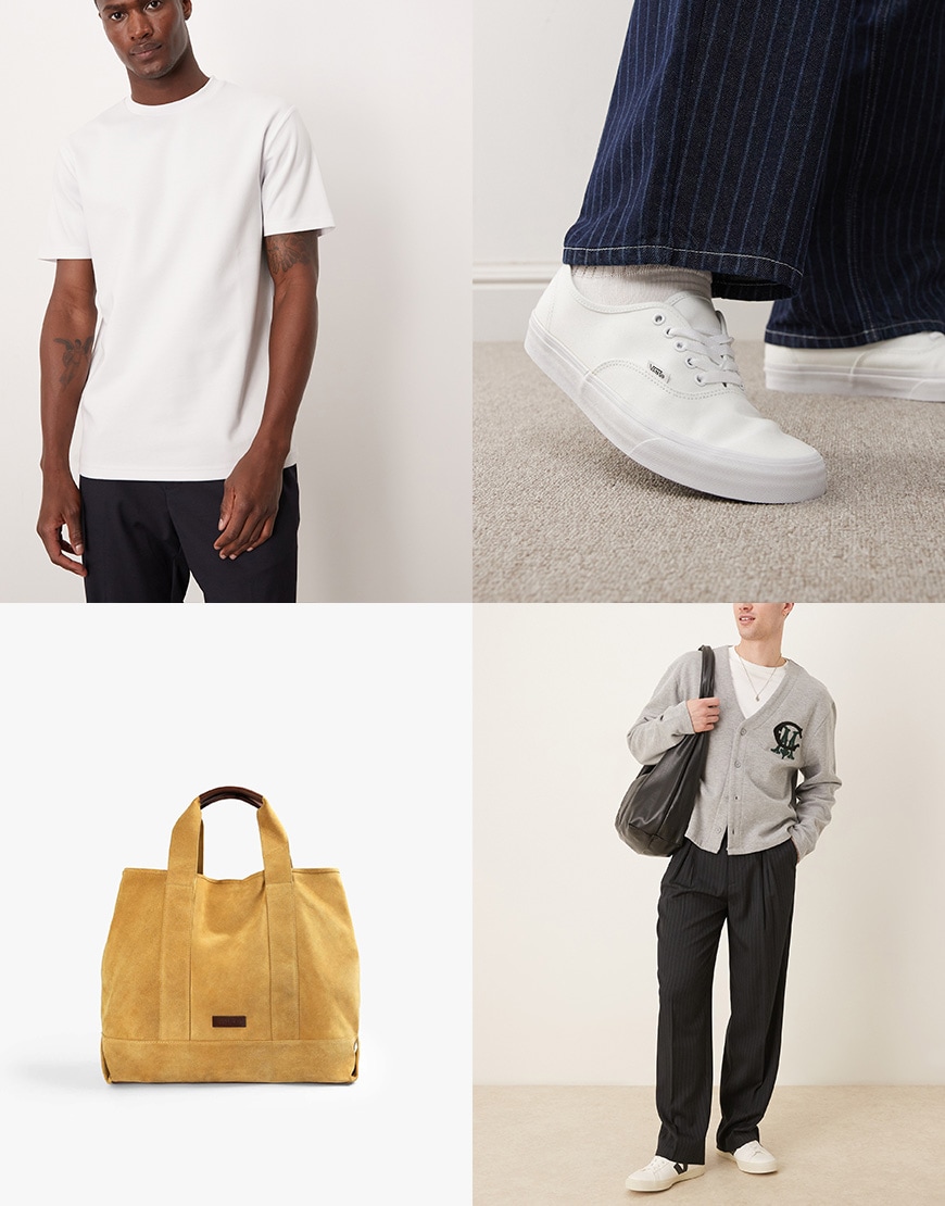Collage of men wearing ASOS clothing | ASOS Style Feed