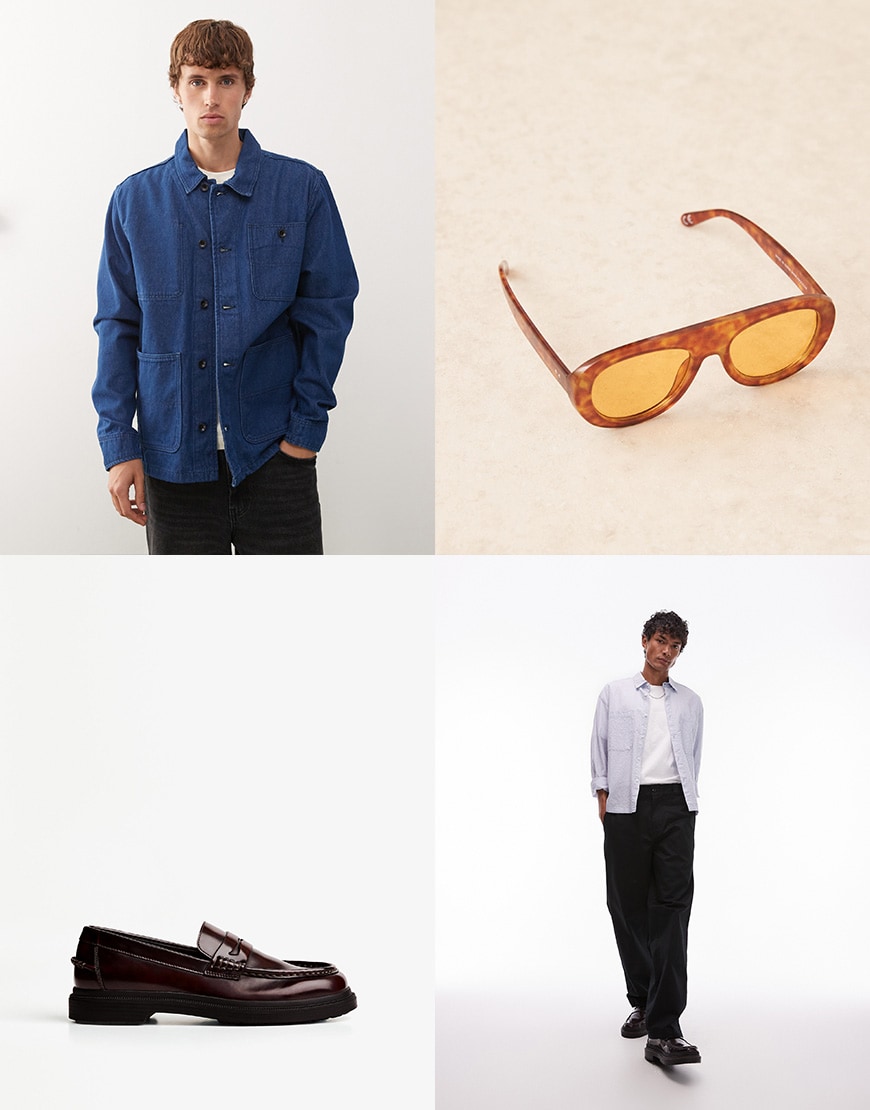 Collage of men wearing ASOS clothing | ASOS Style Feed