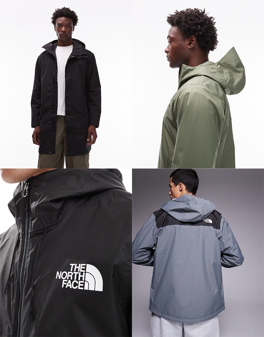 Collage of ASOS technical jackets