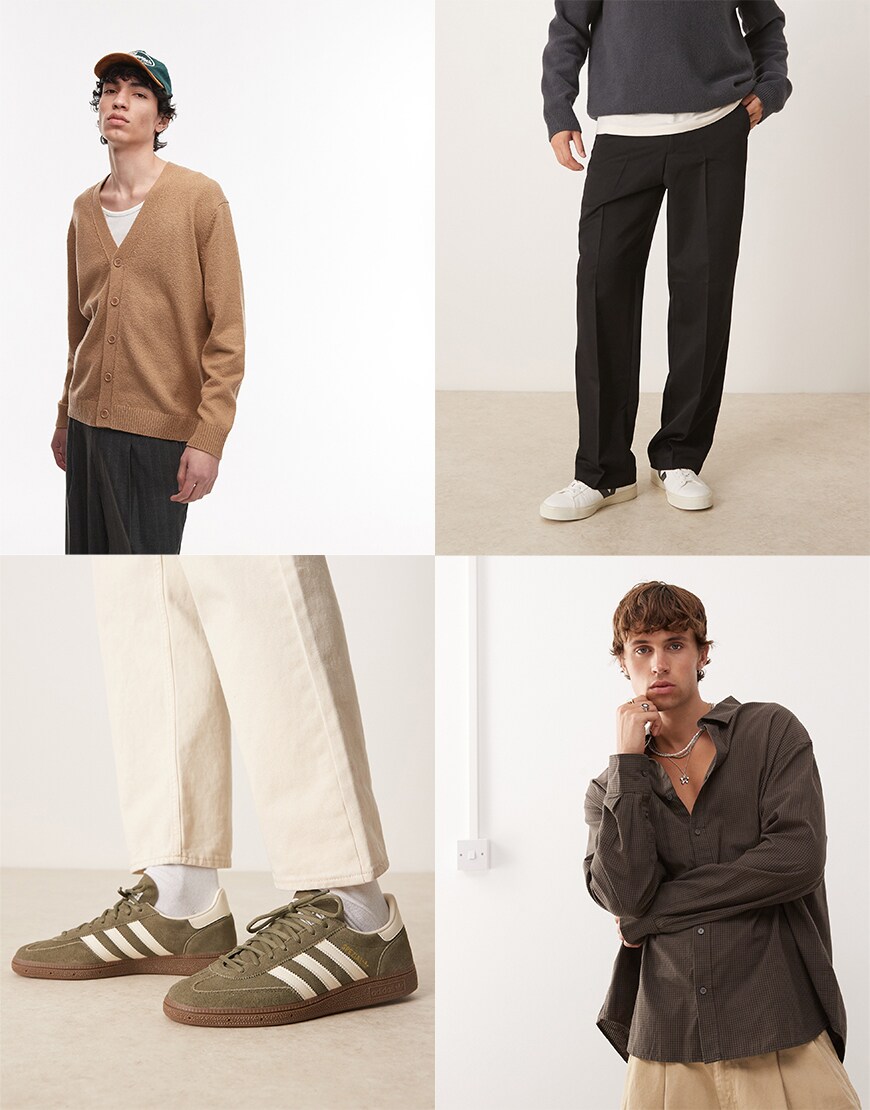 Collage of ASOS clothes