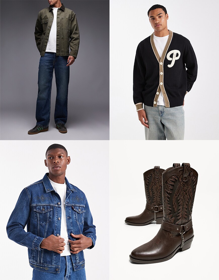 Collage of ASOS clothing