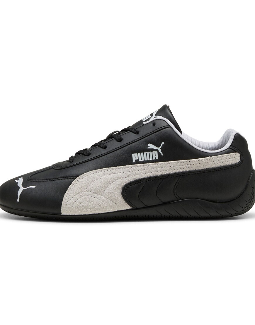 Puma Speedcat leather sneakers in puma black-puma white | ASOS Style Feed