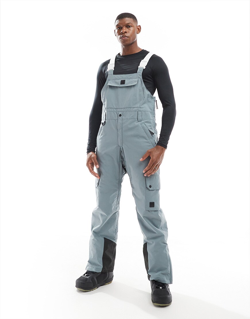 The ultimate men's ski pants: ASOS 4505 Ski water repellent ski pants with straight leg in black and light blue | ASOS Style Feed