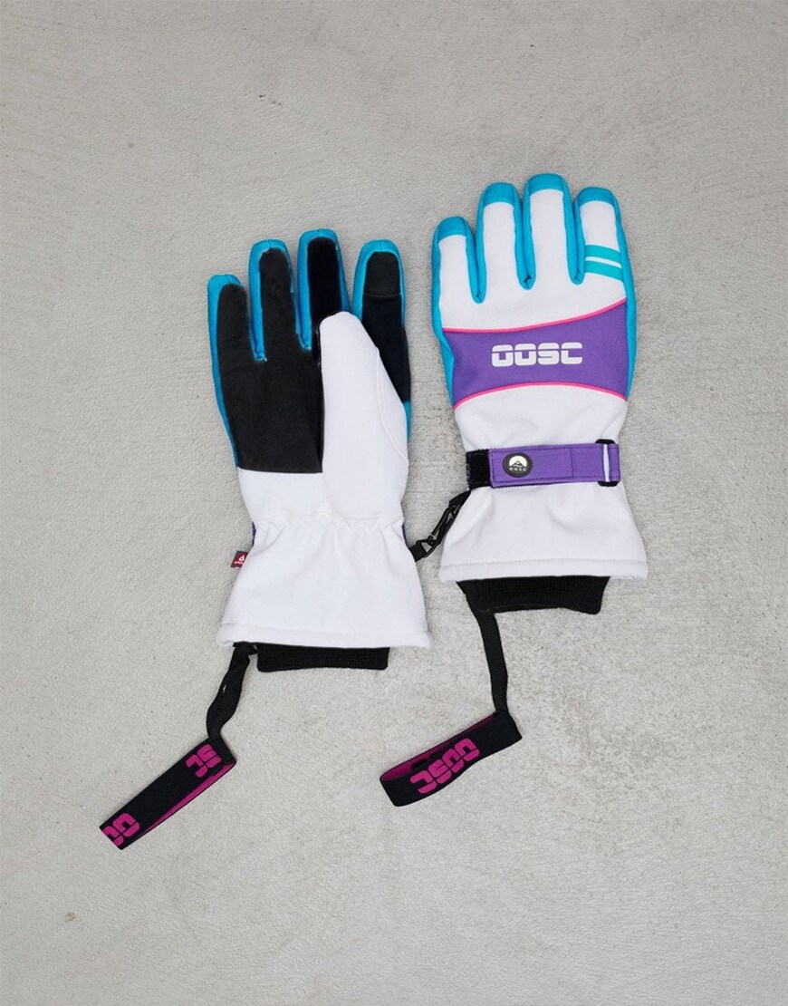 OOSC 1987 primaloft® ski & snowboard gloves - white in white | ASOS Style Feed