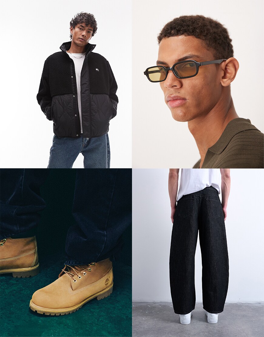 Collage of ASOS clothes