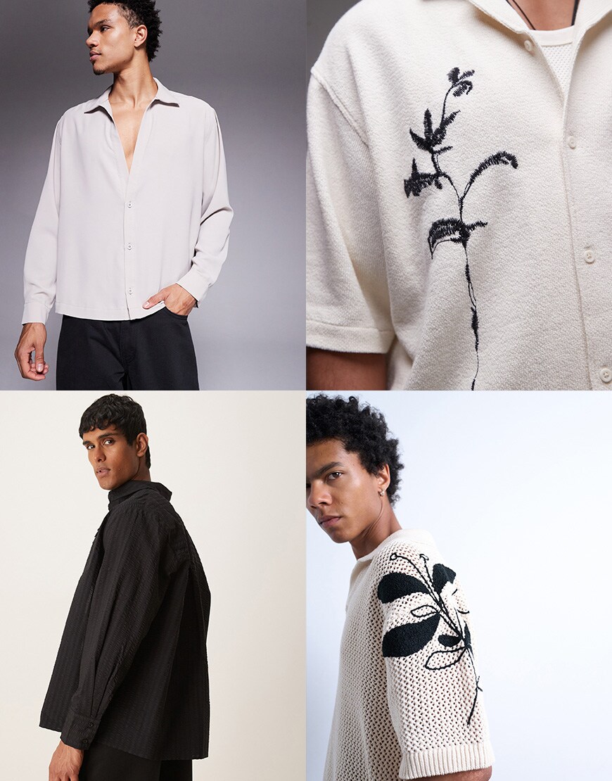 Collage of men wearing ASOS clothing | ASOS Style Feed