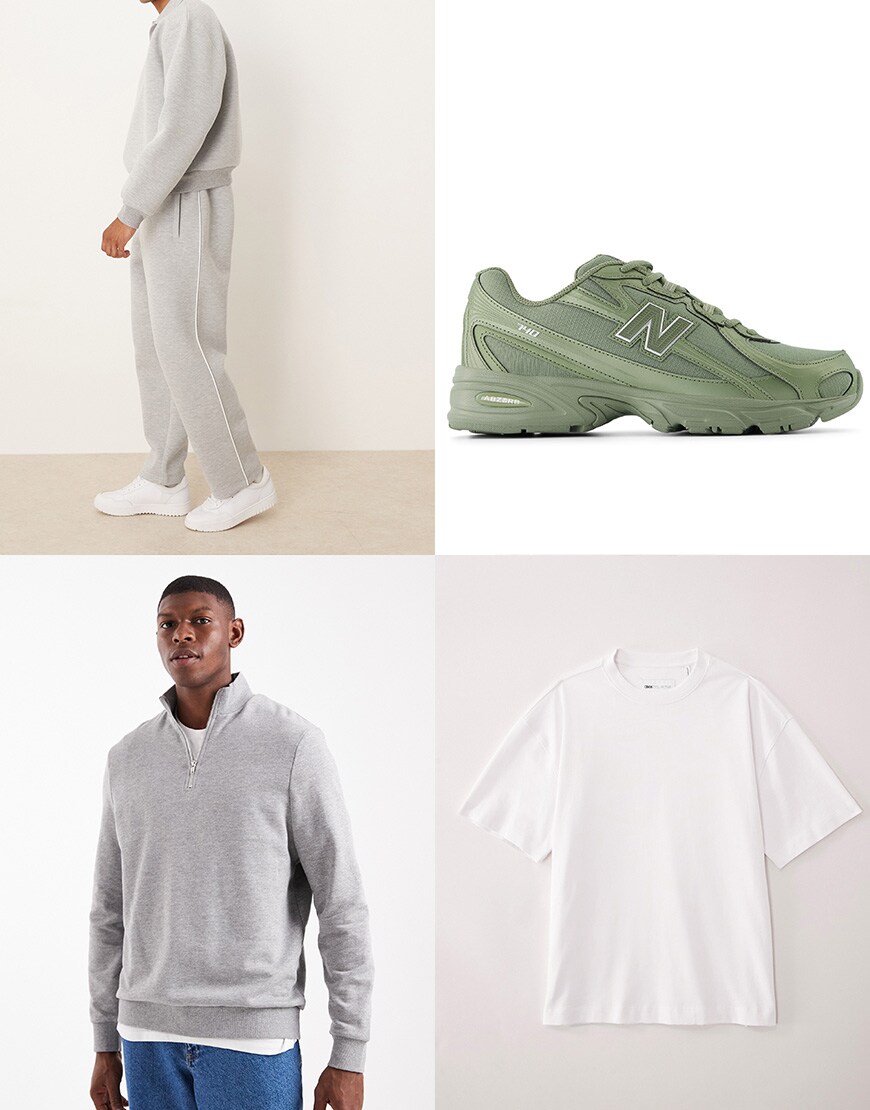 Collage of men wearing ASOS clothing | ASOS Style Feed