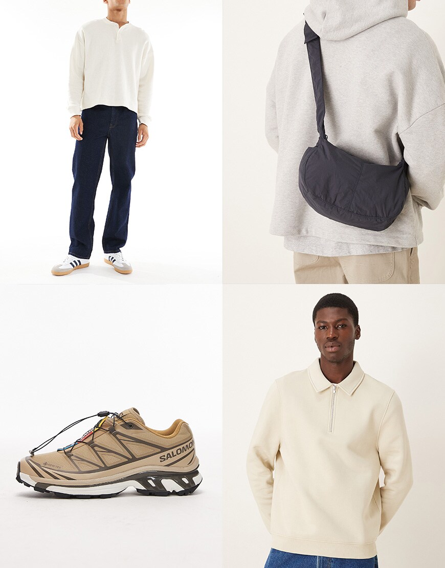 Collage of men wearing ASOS clothing | ASOS Style Feed