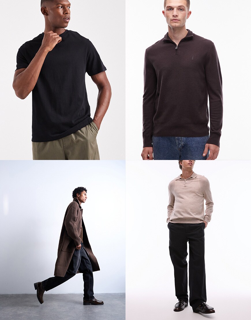 Collage of men wearing ASOS clothing | ASOS Style Feed