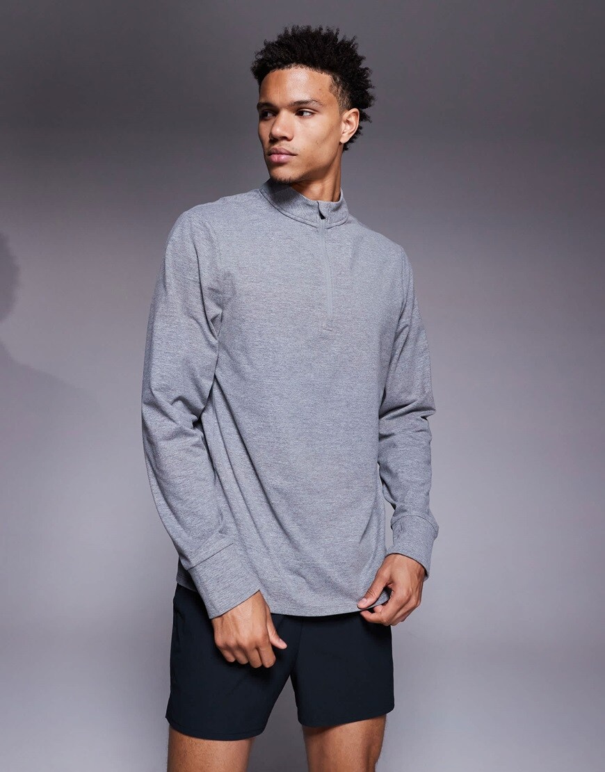 Quarter-zip Gym Top
