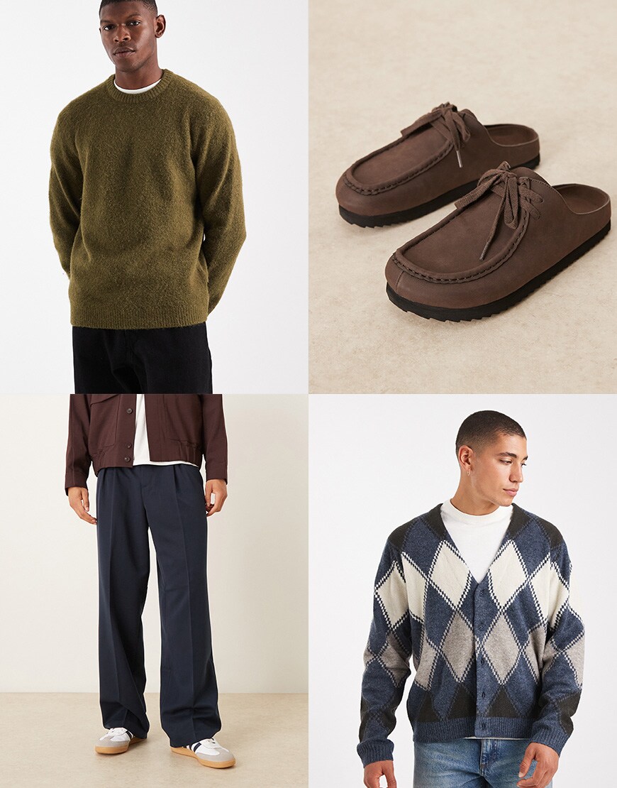 Collage of men wearing ASOS clothing | ASOS Style Feed