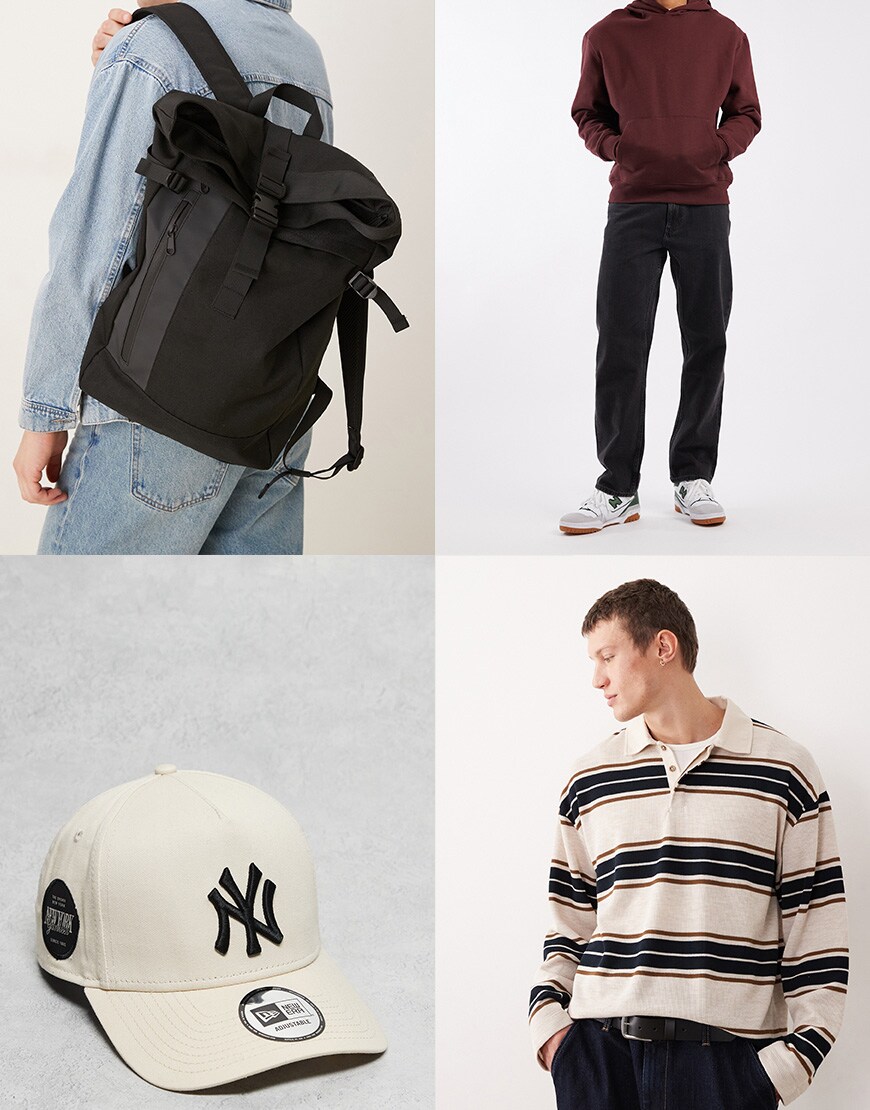 Collage of men wearing ASOS clothing | ASOS Style Feed