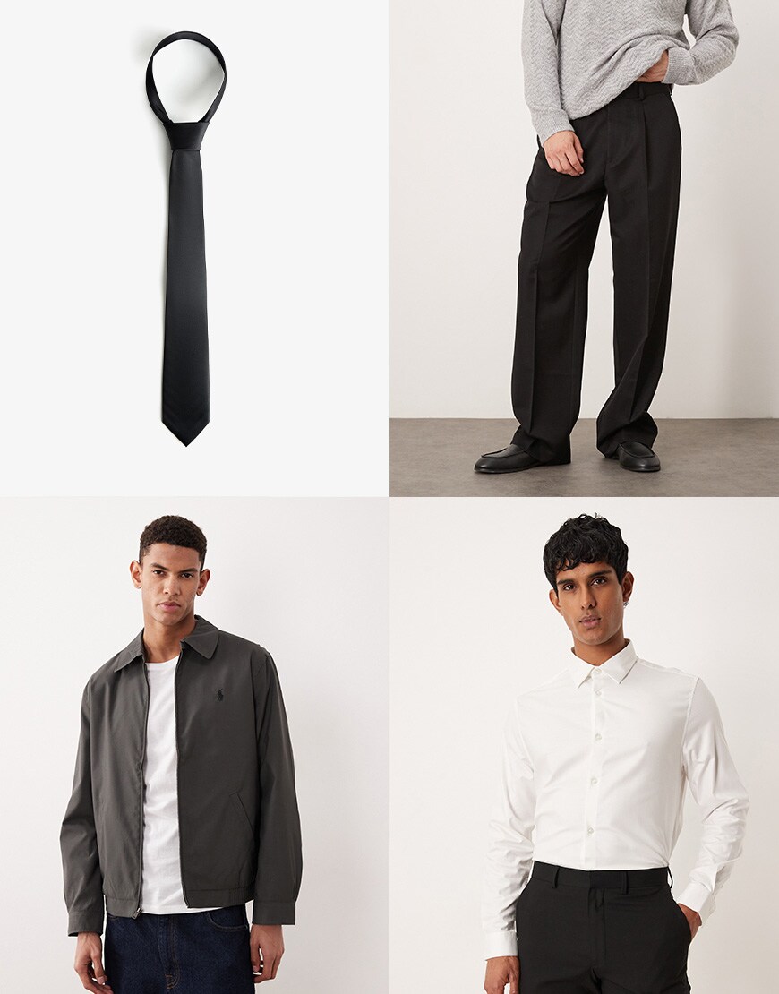 Collage of men wearing ASOS clothing | ASOS Style Feed