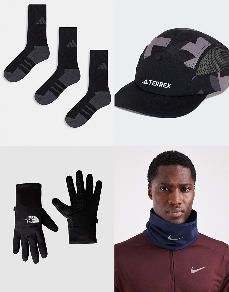 Collage of ASOS mens accessories