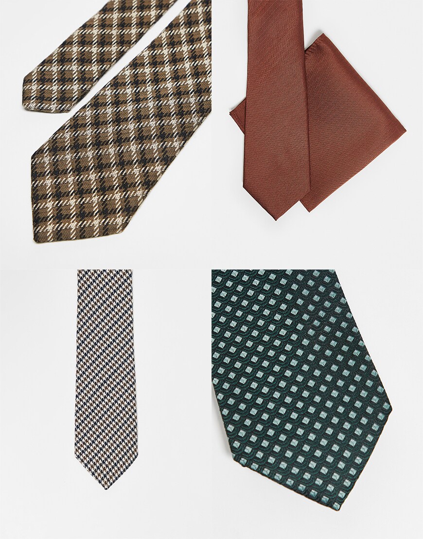 Collage of ASOS ties