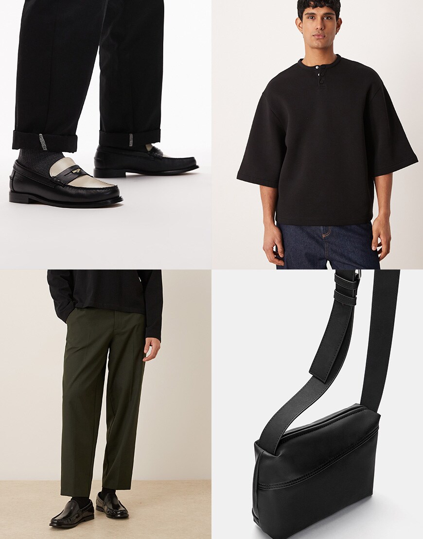 Collage of men wearing ASOS clothing | ASOS Style Feed