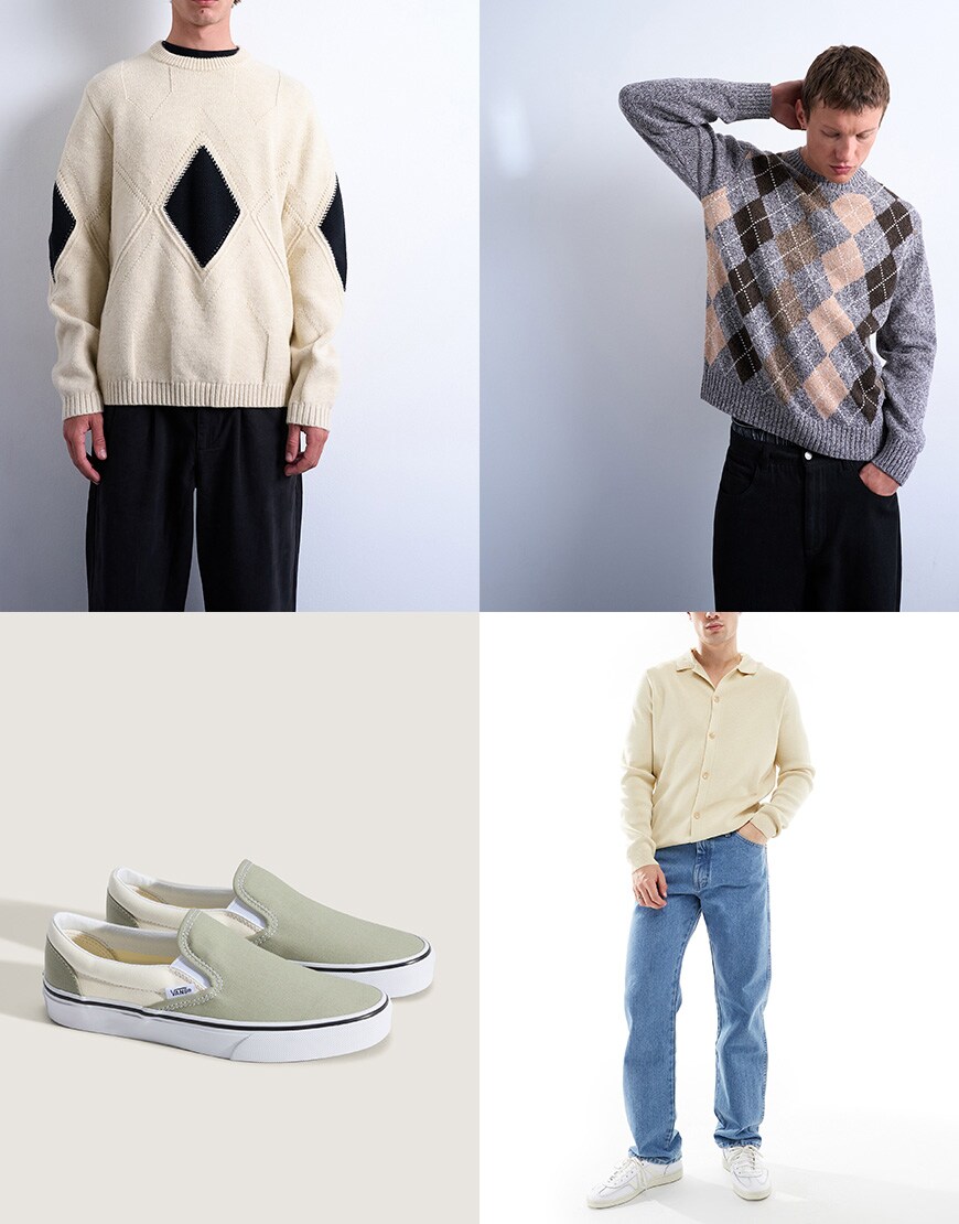 Collage of men wearing ASOS clothing | ASOS Style Feed