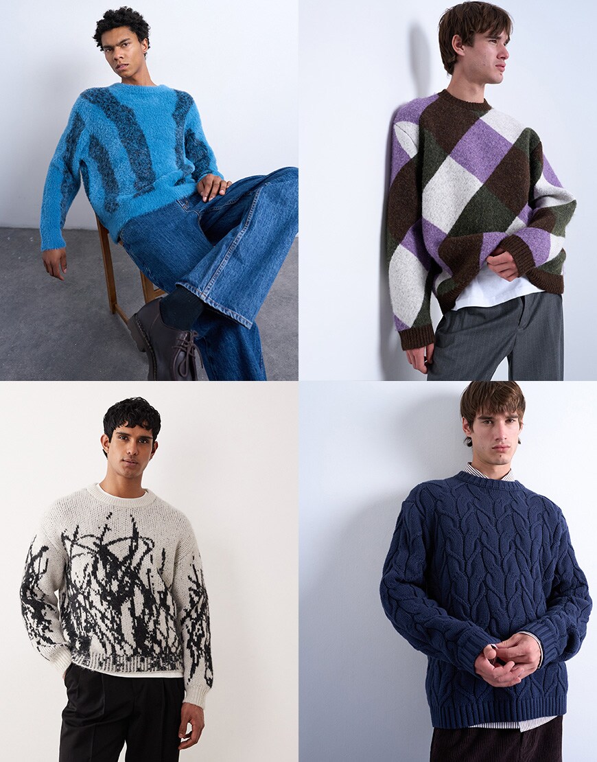 Collage of men wearing ASOS clothing | ASOS Style Feed