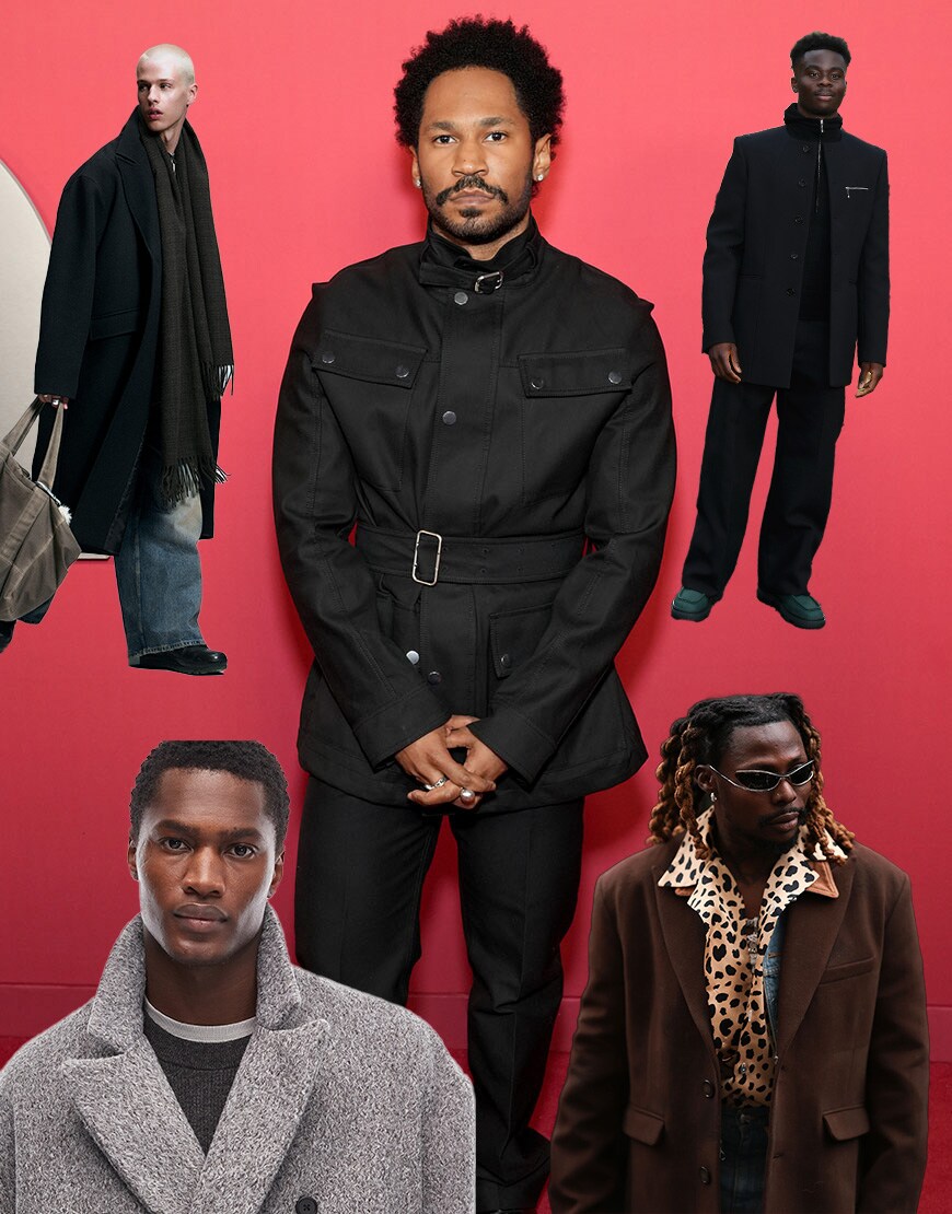Collage of men wearing bright clothes | ASOS Style Feed