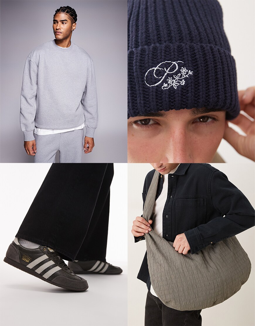 Collage of ASOS clothes