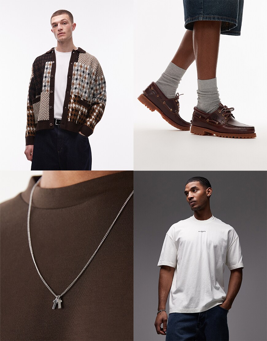 Collage of ASOS clothes