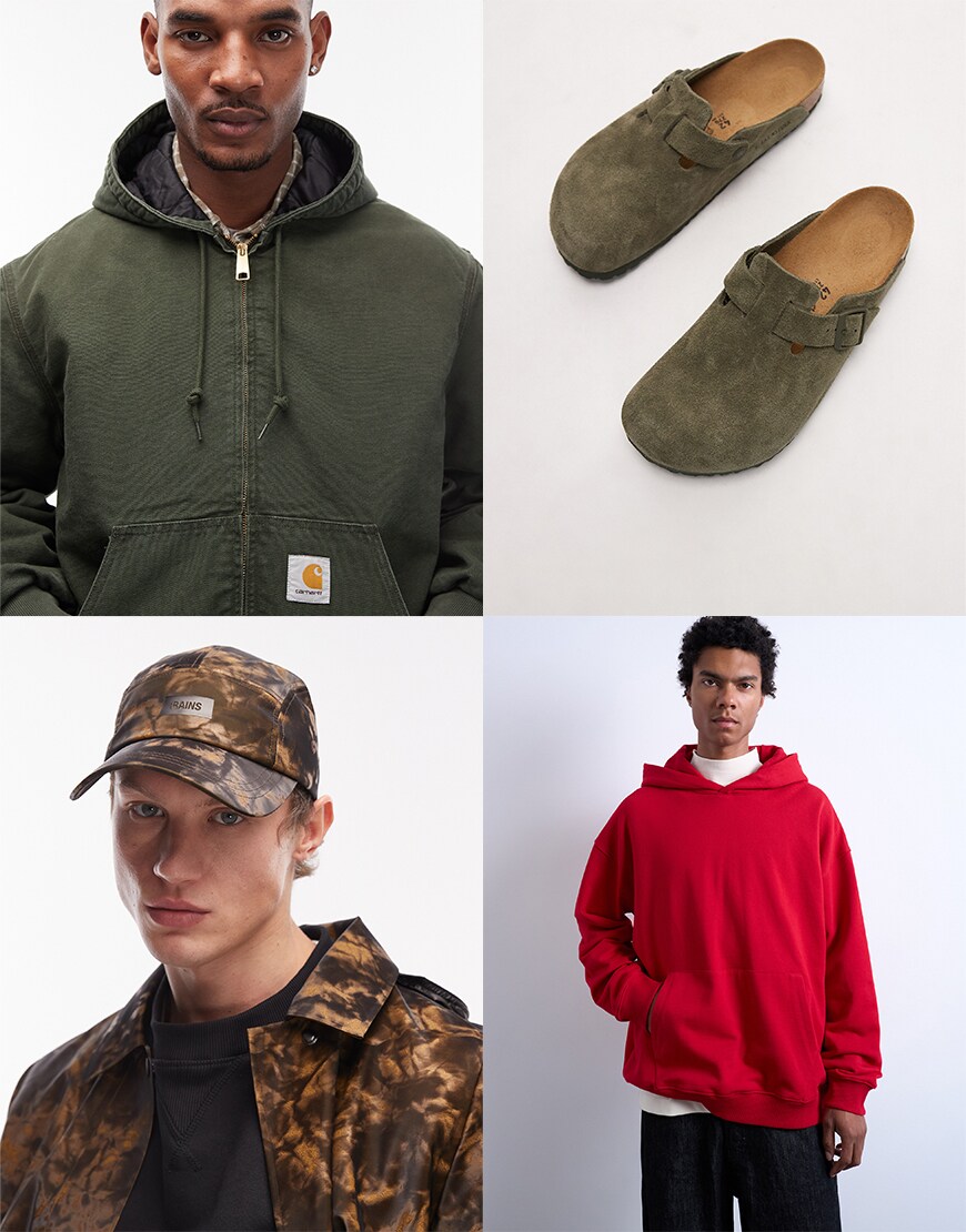 Collage of ASOS clothes