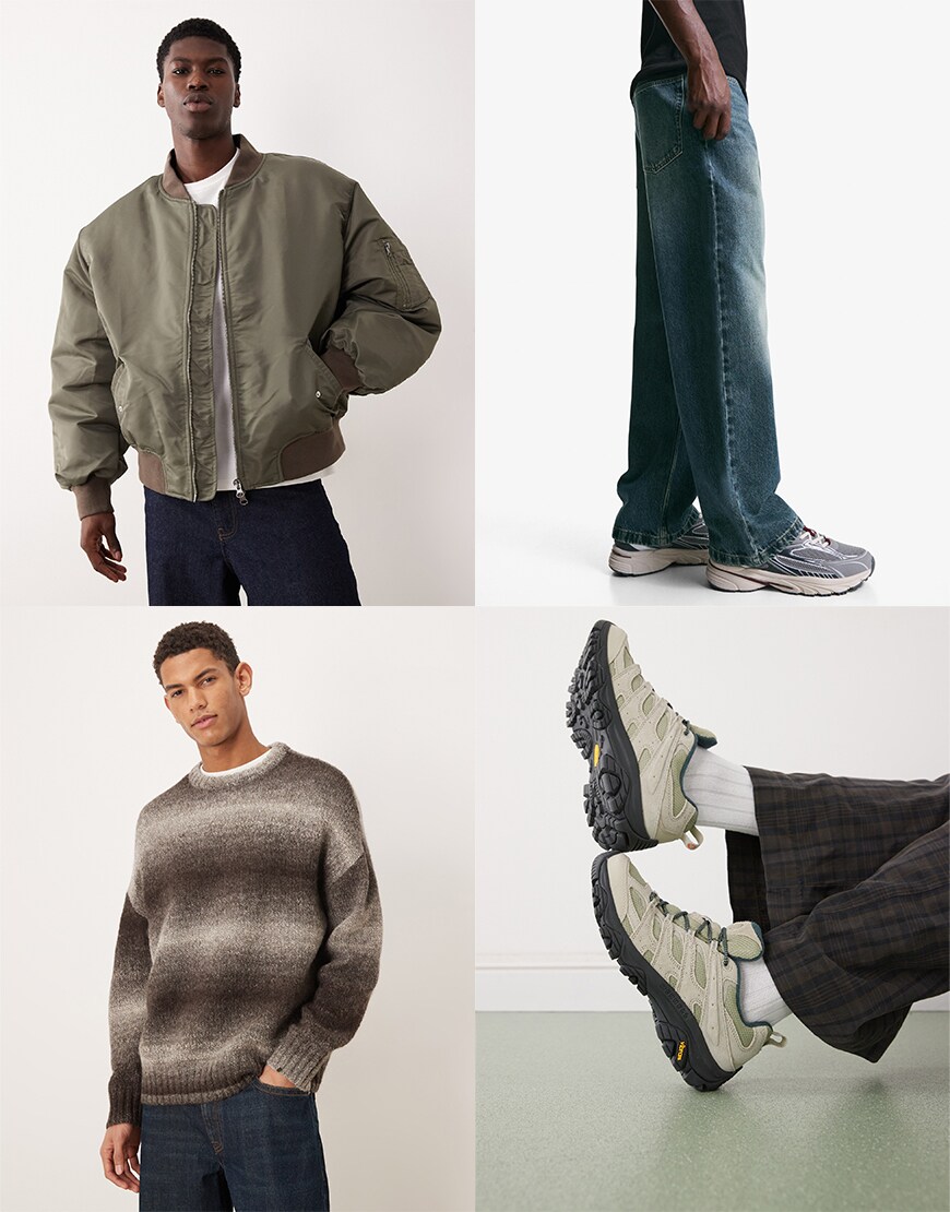 Collage of ASOS clothes