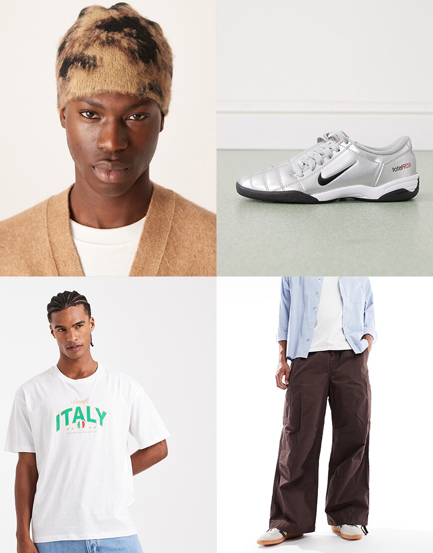 Collage of men wearing ASOS clothing | ASOS Style Feed