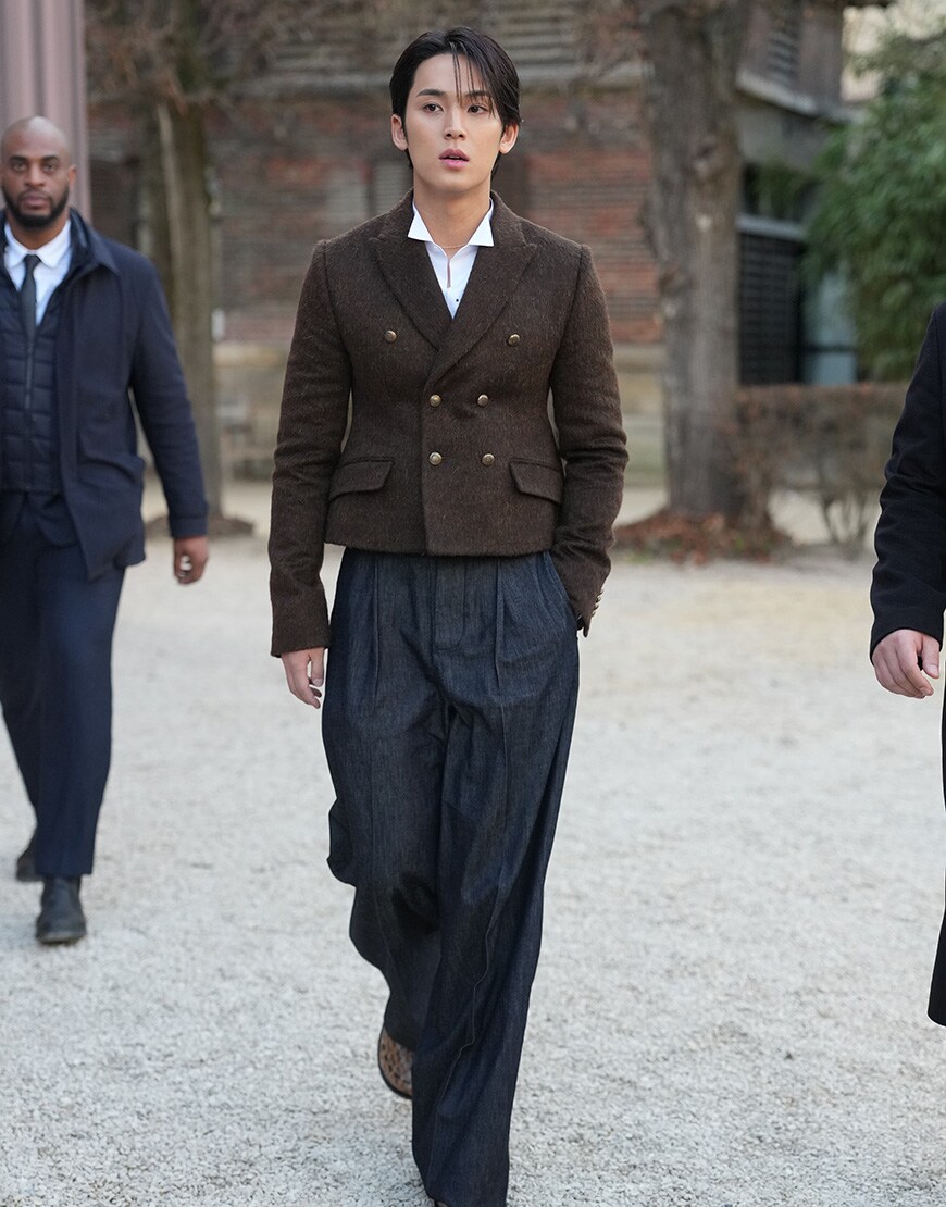 Man wearing cropped tweed jacket | ASOS Style Feed