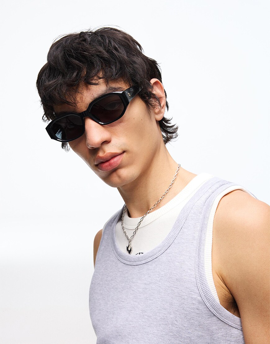 Man with a mod haircut