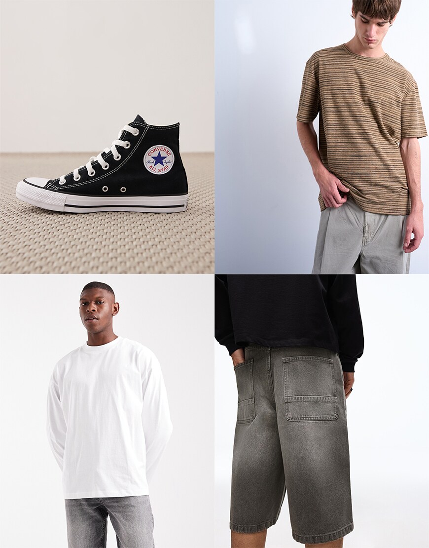 Collage of ASOS clothes